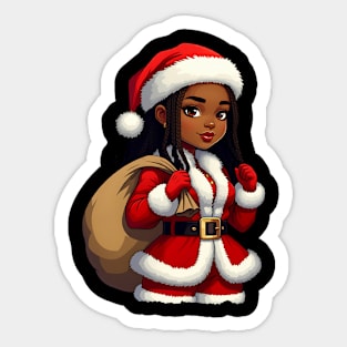 Cute Santa Babe Sticker